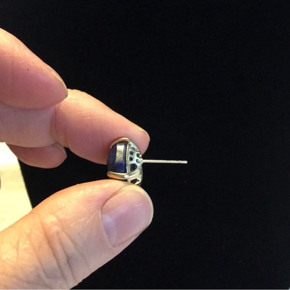 Kendra Scott Blue Oversized Stud Earrings NWT - Picture 8 of 15